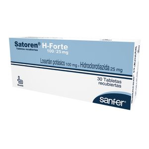 SATOREN H FORTE 100/25 MG CAJA X 30 TABLETAS