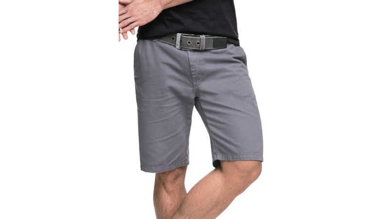 Bermuda gris fashion hombre