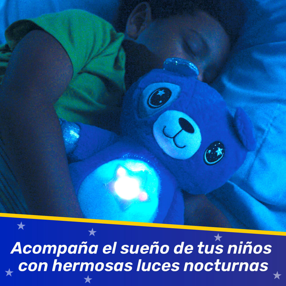 Peluche proyector de luces Star Belly (Oso Azul) - Olímpica