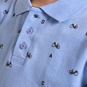Camiseta Polo Dakota Niño Azul Dkk-273895