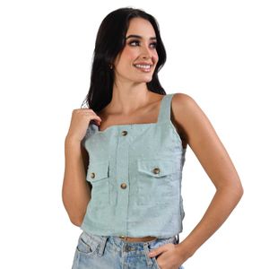 Blusa Byoung Dama Menta Fmcc09064