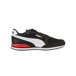 Tenis Puma St Runner V3 Mesh Sneakers Color Negro Blanco Rojo