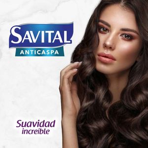 Shampoo Savital Anticaspa Té y Seda 510 Ml