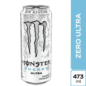 Bebida Energizante Monster Ultra 473 Ml