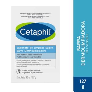 Jabón Dermolimpiador Cetaphil Caja Con Barra x 127 G