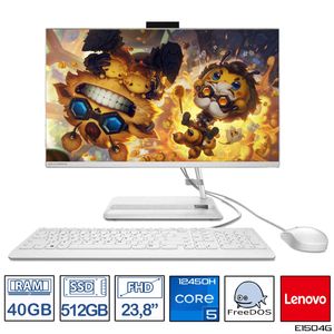 Computador Aio Lenovo intel core i5-1245H 40GB - 512 GB 23,8 FHD