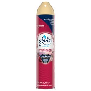 Ambientador Glade Aerosol Alegria Floral y Frutos Rojos 400ml