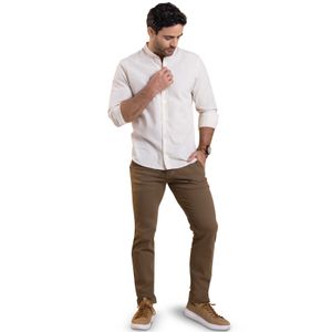 Camisa Hombre Beige Mp 89082