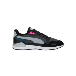 Tenis Puma Graviton Tera Color Negro Blanco Rosa