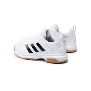 Tenis Adidas Indoor Ligra 7 Color Blanco Negro