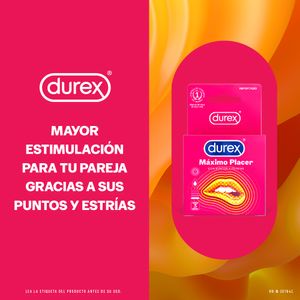 Condones Durex Máximo Placer X3 Unds