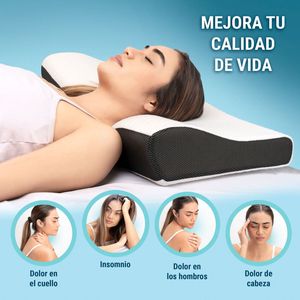 Almohada Cervical de Cuello Ortopédica Viscoelástica Premium