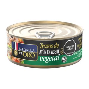 Atún Medalla de Oro Trozos en Aceite Vegetal 170 G