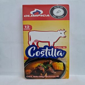 Caldo Olimpica Costilla 138 G X12 Unds
