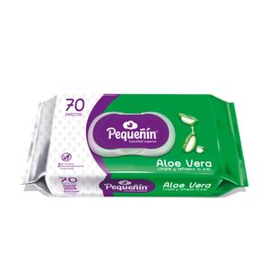 Pañitos Húmedos Pequeñín Aloe X70 Unds