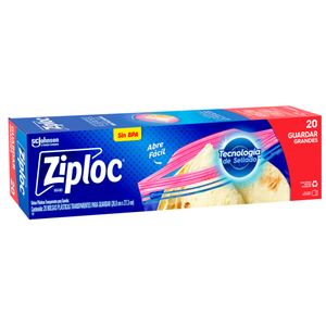 Bolsa Ziploc Reutilizable Grandes para Guardar X20 Unds
