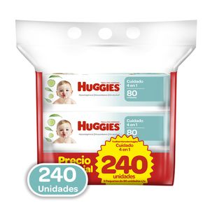 Toalla Húmeda Huggies One & Done X240 Unds