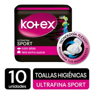 Toalla Higiénica Kotex Sport X10 Unds