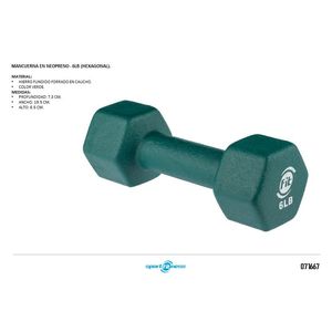 Mancuerna en Neopreno Libras (Hexagonal) Sportfitness