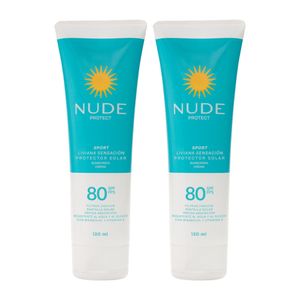 Promoción Nude Protector Solar Sensación Liviana Spf80 120ml X2 uds.