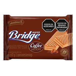 Galleta Bridge Coffee Delight 87 G