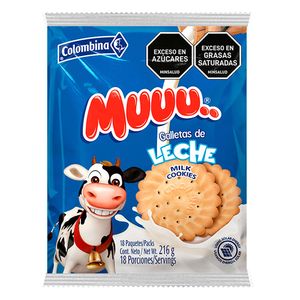 Galleta Colombina Leche 216 G