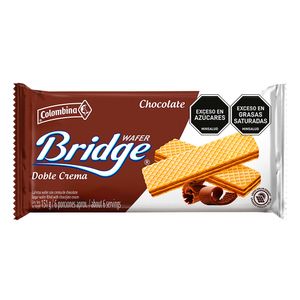 Galleta Bridge Wafer Chocolate Doble Crema 151 G