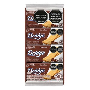 Galleta Bridge Chocolate Individual 30 G X8 Unds