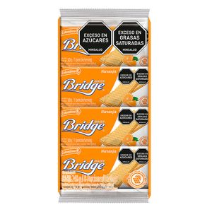 Galleta Bridge Naranja Individual 30 G X8 Unds