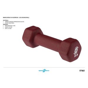 Mancuerna En Neopreno Lb (Hexagonal) Ha-61055 Sportfitness