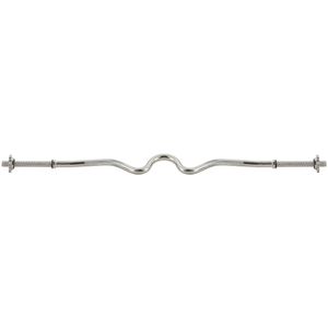 Barra De Potencia En Z 1"(120Cm) Ha-8063 Sportfitness Plata