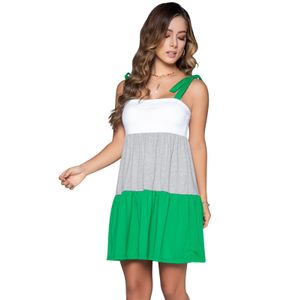 Vestido Corto Mujer Multicolor Mp 32725