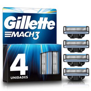 Cuchilla de Afeitar Gillette Mach 3 Repuestos X4 Unds