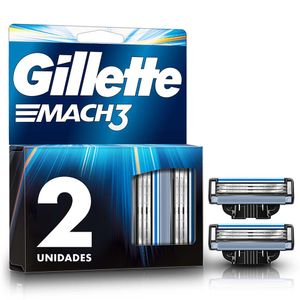 Cuchilla de Afeitar Gillette Mach 3 Repuestos X2 Unds