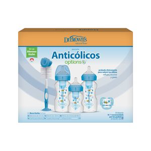 Teteros Cepillo Y Chupo Set De Regalo Recien Nacidos - Azul - Dr Brown's