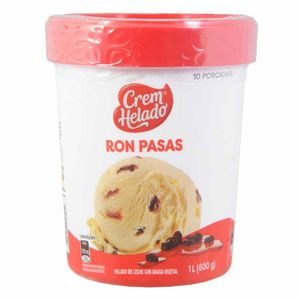 Helado Cream Helado Ron Pasas 1 Lt