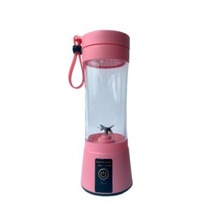 Licuadora Portatil ZEBBRIS mini 380ML Rosada