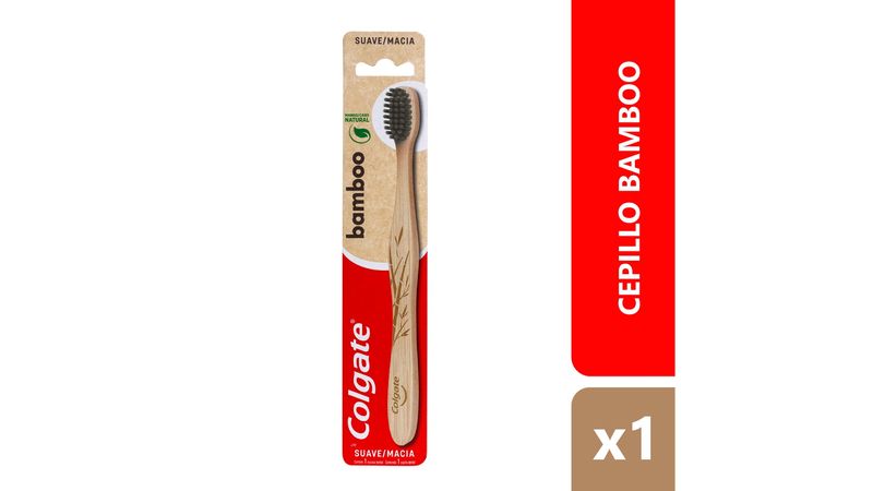 Cepillo fashion colgate bamboo precio