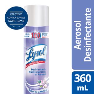 Desinfectante Lysol Aerosol Brisa de la Mañana 360ml