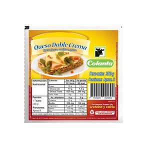 Queso Colanta Doble Crema 250 G