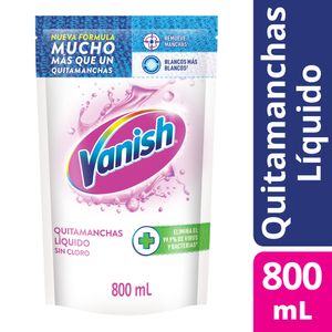 Quita Manchas Vanish Líquido Blanco 800 Ml