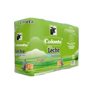 Leche Colanta Uht Entera 900 Ml X6 Unds