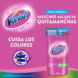 Quita Manchas Vanish Líquido Rosa 450 Ml