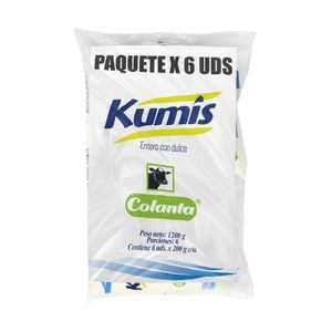 Kumis Colanta 200 G X6 Unds