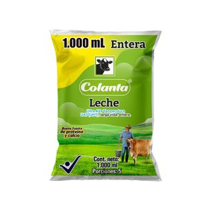Leche Colanta Uht Entera 1000 Ml