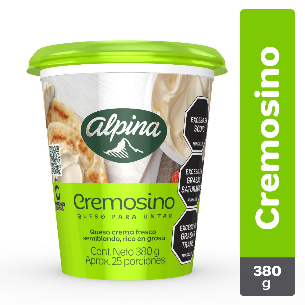 Queso Crema Alpina X 380 Gr En Supermercado Olímpica Olímpica