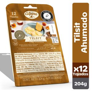 Queso Alpina Tilsit Ahumado 204 G