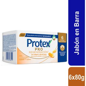 Jabon Antibacterial Protex Pro Regeneración 80 G X3 Unds