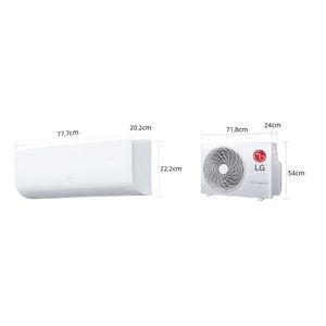 Aire Acondicionado LG Convencional Auto Swing 11000 BTU 220 Voltios O122H1