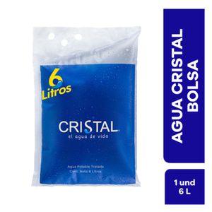 Agua Cristal Bolsa 6 Lt